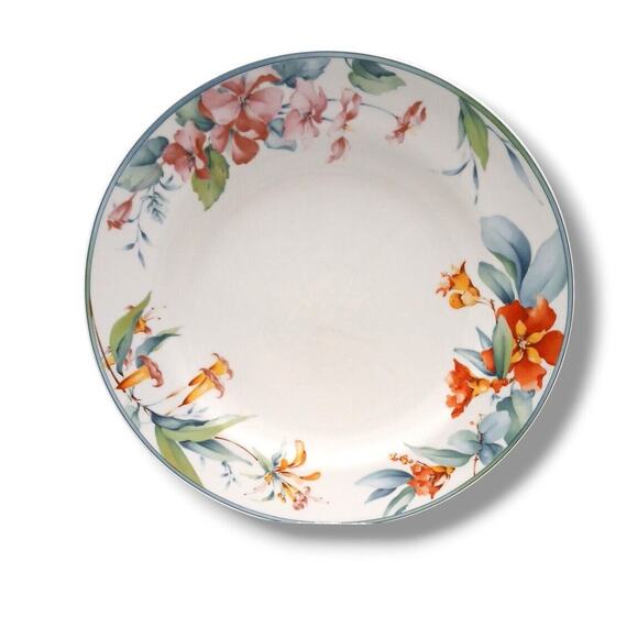 Christopher Stuart Portico 9" Salad Plate Y0244 Replacement Hibiscus FLORAL Fine - Picture 9 of 12